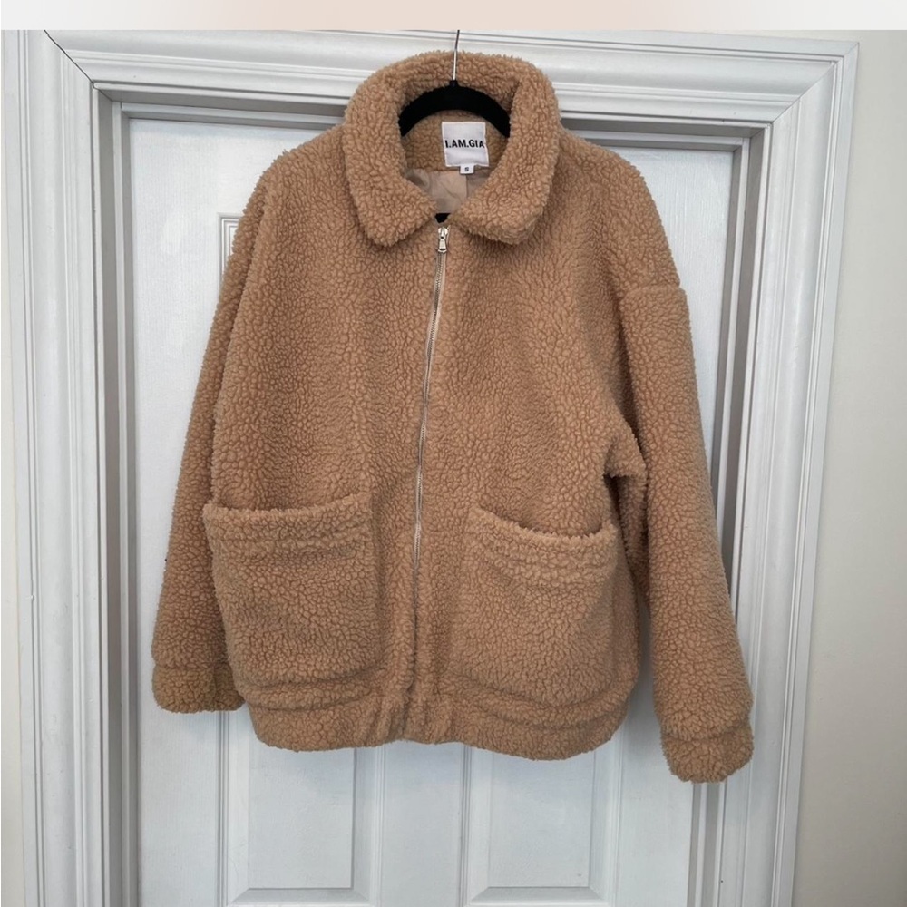 I.AM.GIA Tan Sherpa Jacket